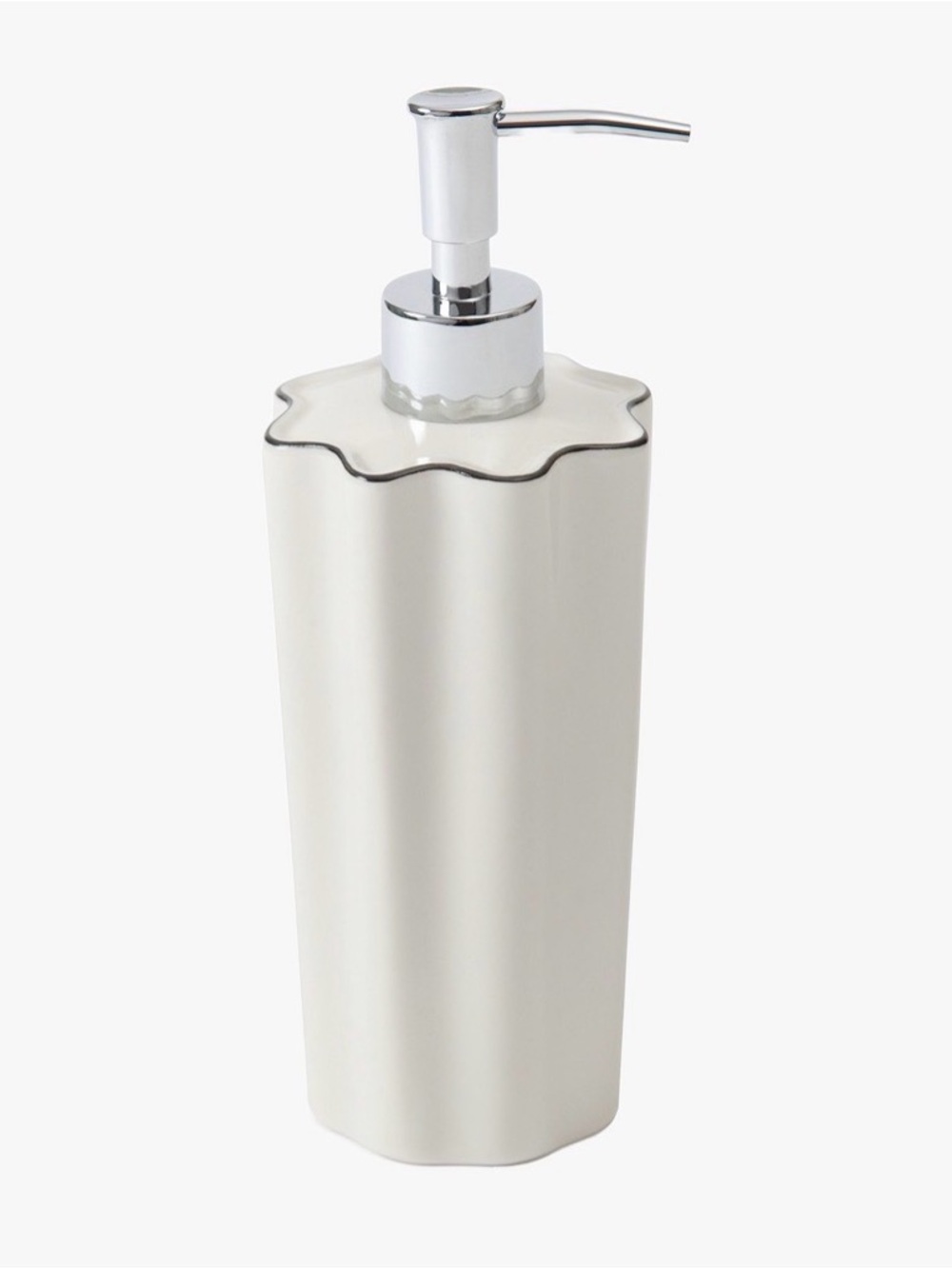 Brand New!  Pottery Barn Odille Porcelain Lotion or Soap Dispenser
